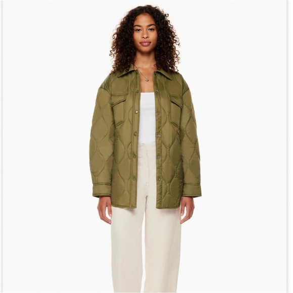 Aritzia Quilted Insulated Shirt Jacket - Picture 1 of 2